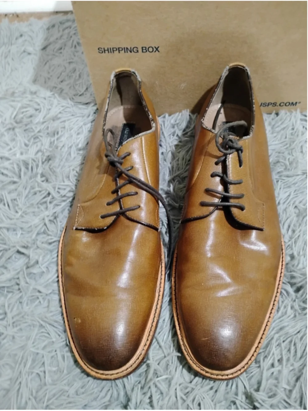 Gordon Rush Hester Men Size 13 Brown Leather Lace Up Low Top Oxford Formal